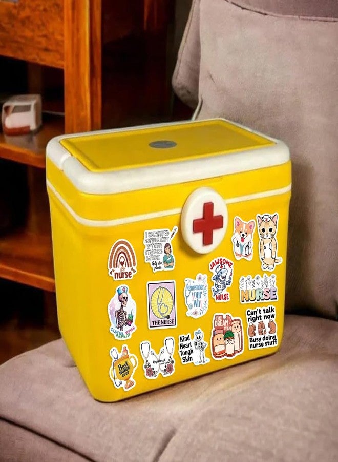 MKZ 120 PCS Funny Nurse Stickers Medical Sticker Pack Nursing Accessories for Nurses Nursing Healthcare Sticker Funny Nurse Gifts - Image 5